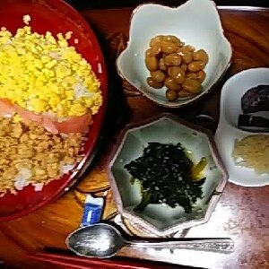 二色丼♪